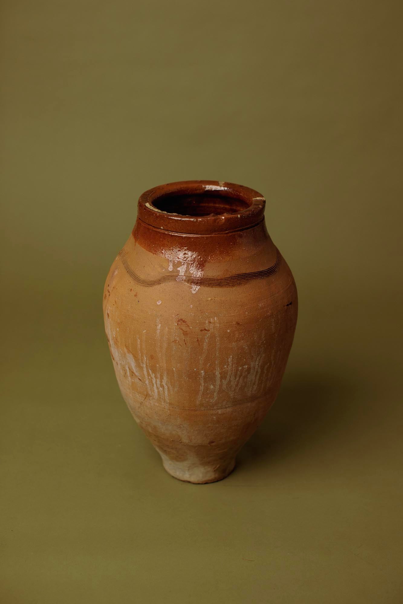 Amber Glaze Earthenware Jar