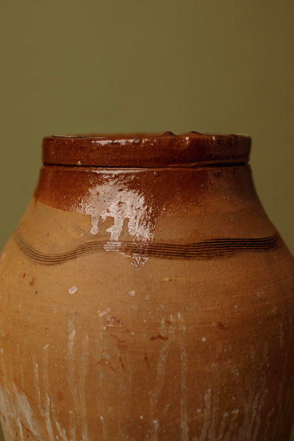 Amber Glaze Earthenware Jar