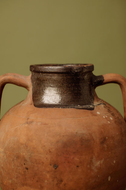 Coco Glaze Olive Jar