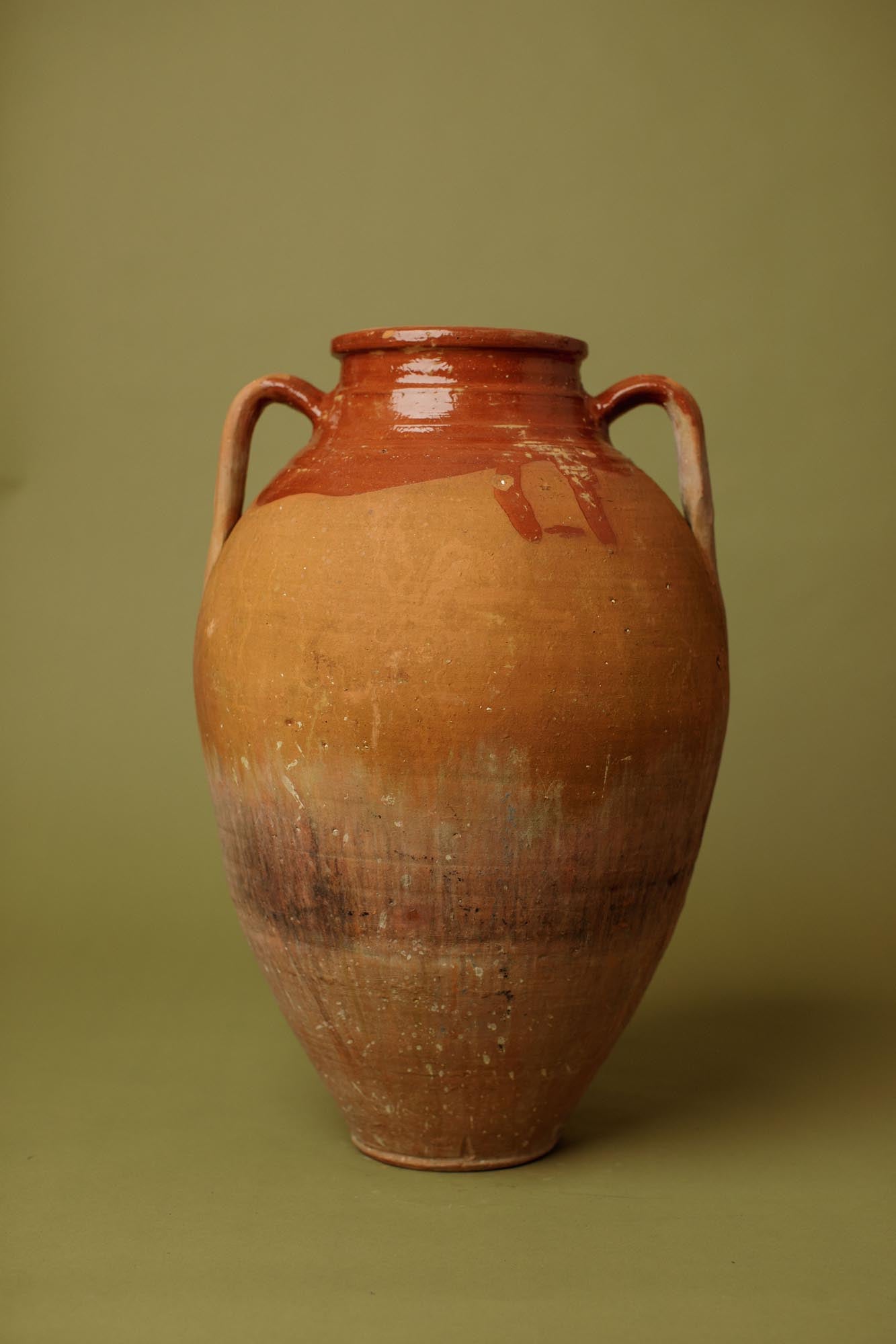 Rusted Glaze Storage Jar