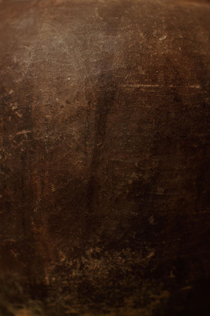 Charred Clay Table Lamp