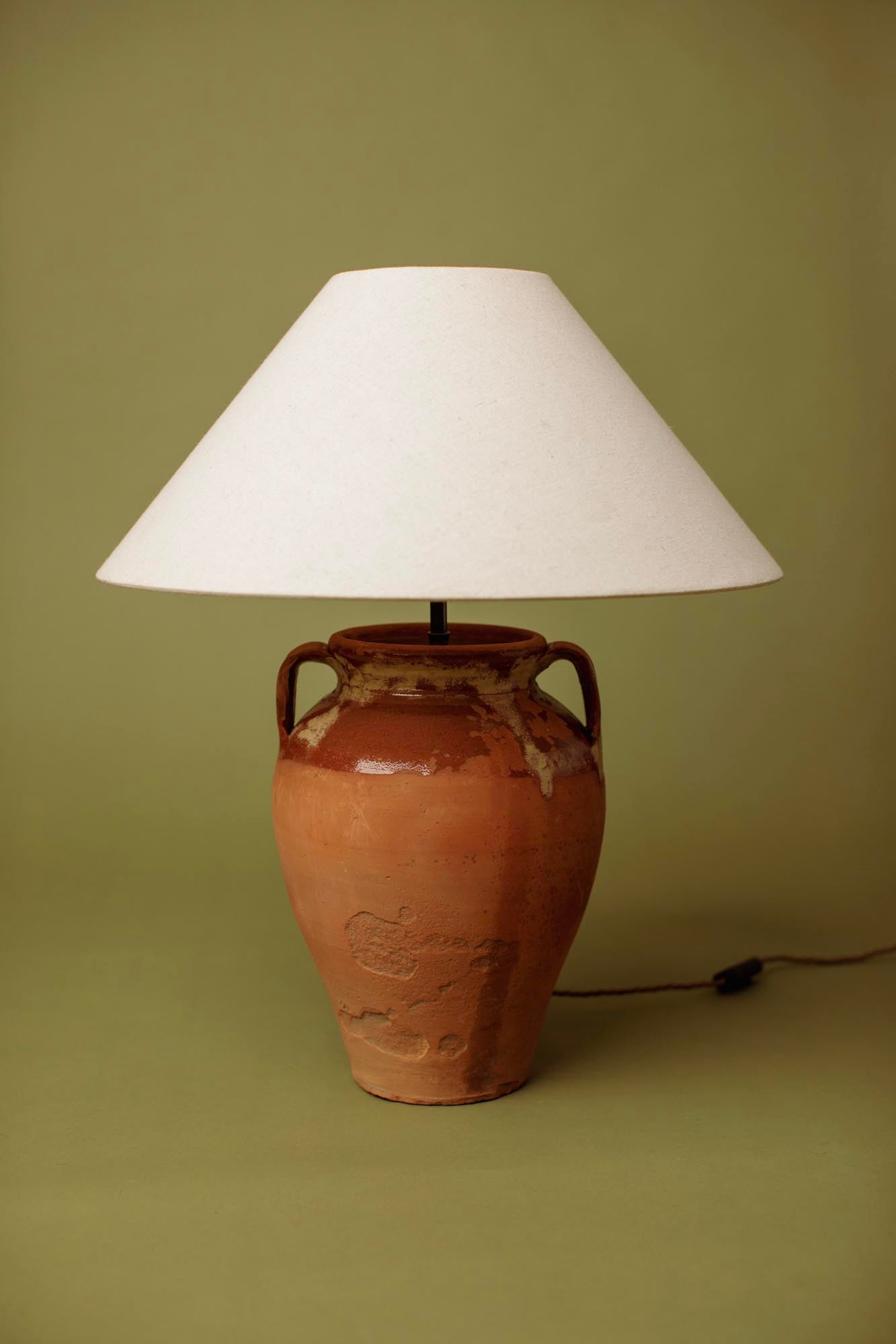 Honeyfire Terracotta Table Lamp