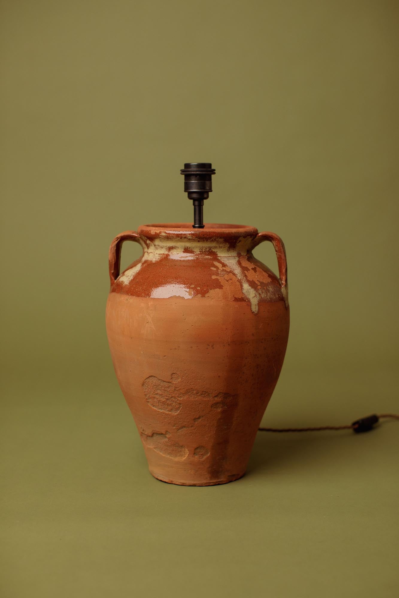 Honeyfire Terracotta Table Lamp