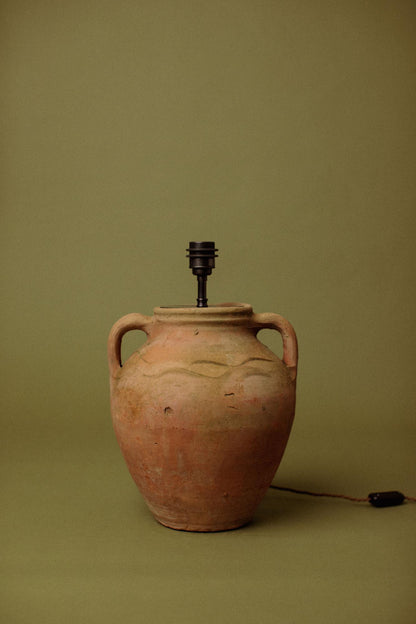 Antique Belly Wave Table Lamp