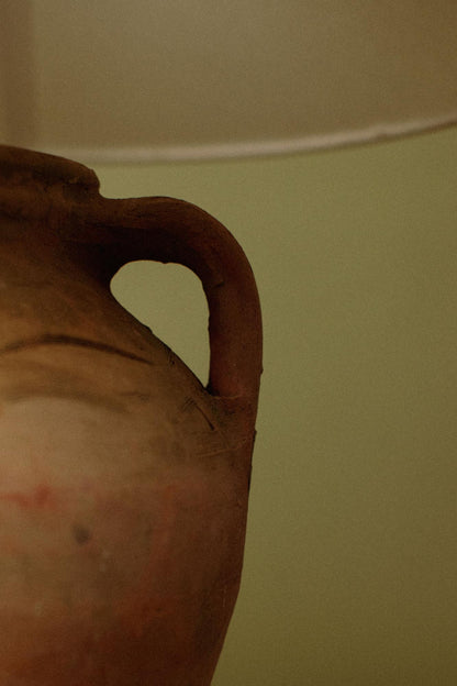 Antique Belly Wave Table Lamp