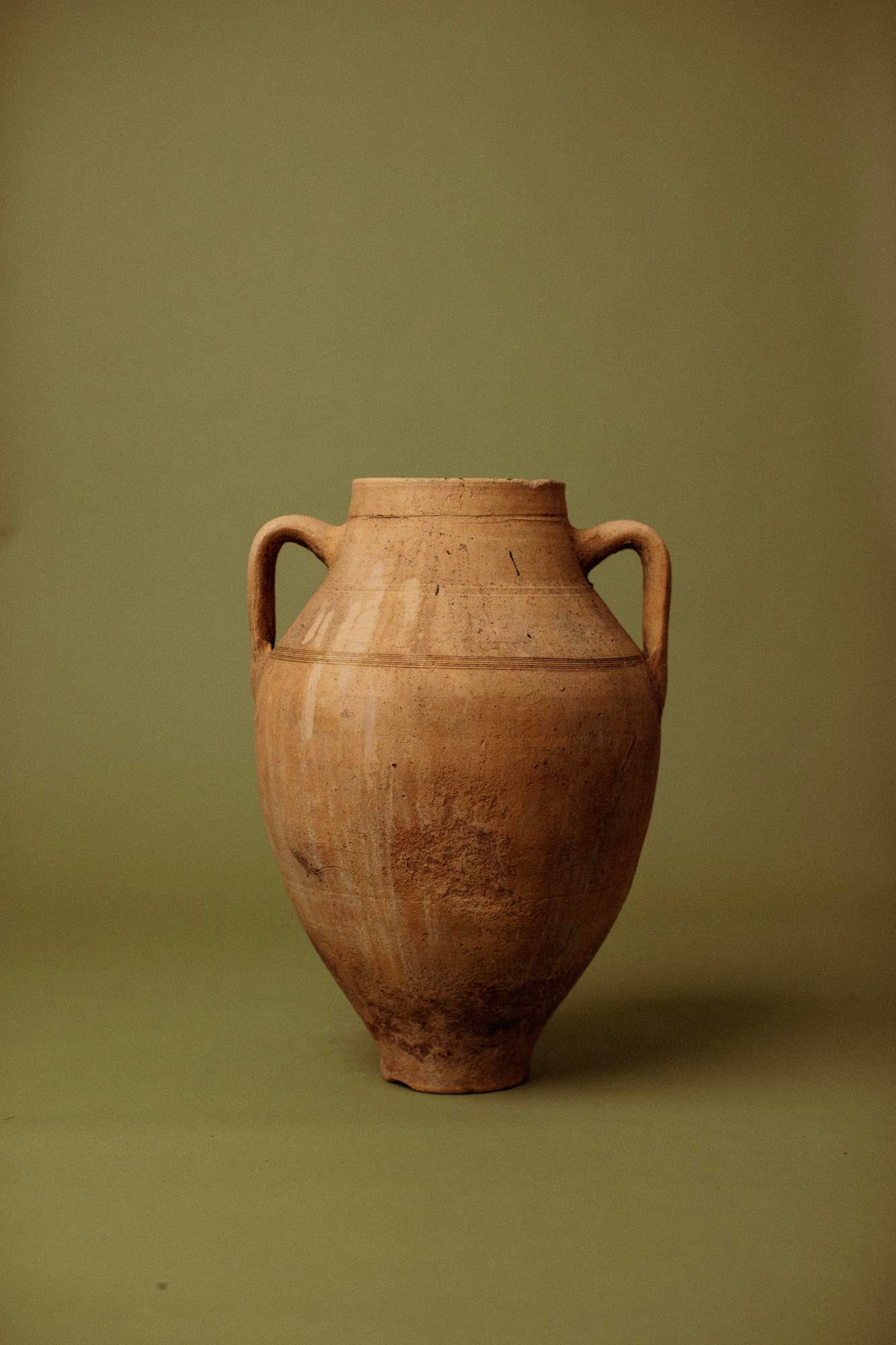 Earthen Carmel Storage Jar