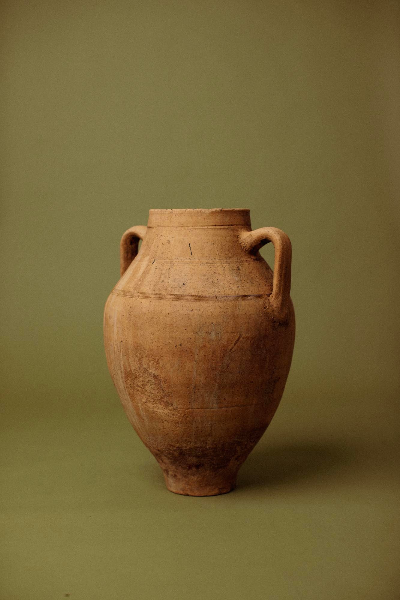 Earthen Carmel Storage Jar