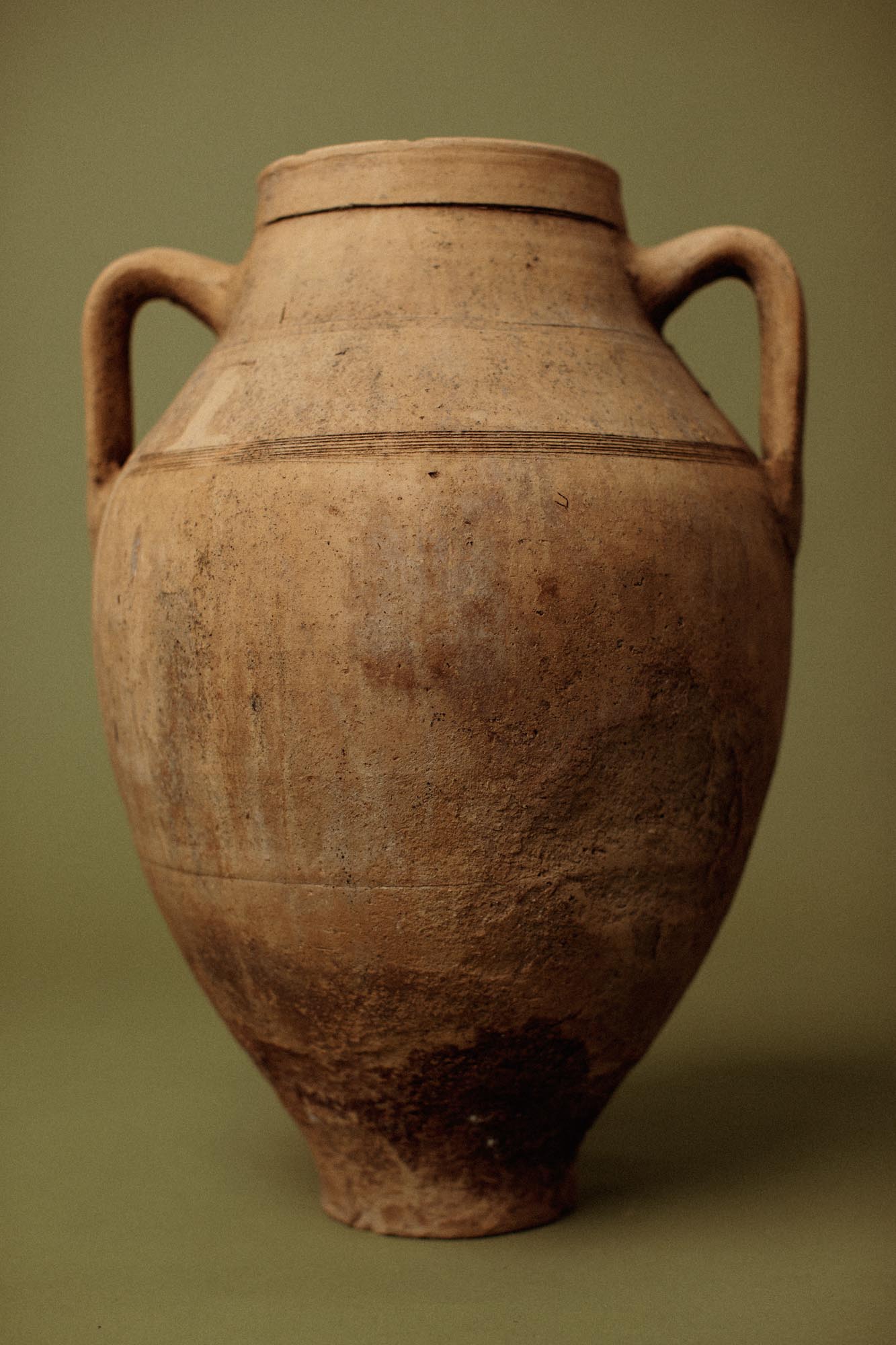 Earthen Carmel Storage Jar