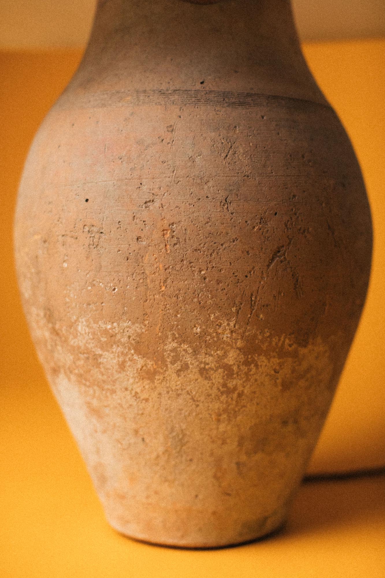Burnt Glaze Terracotta Table Lamp