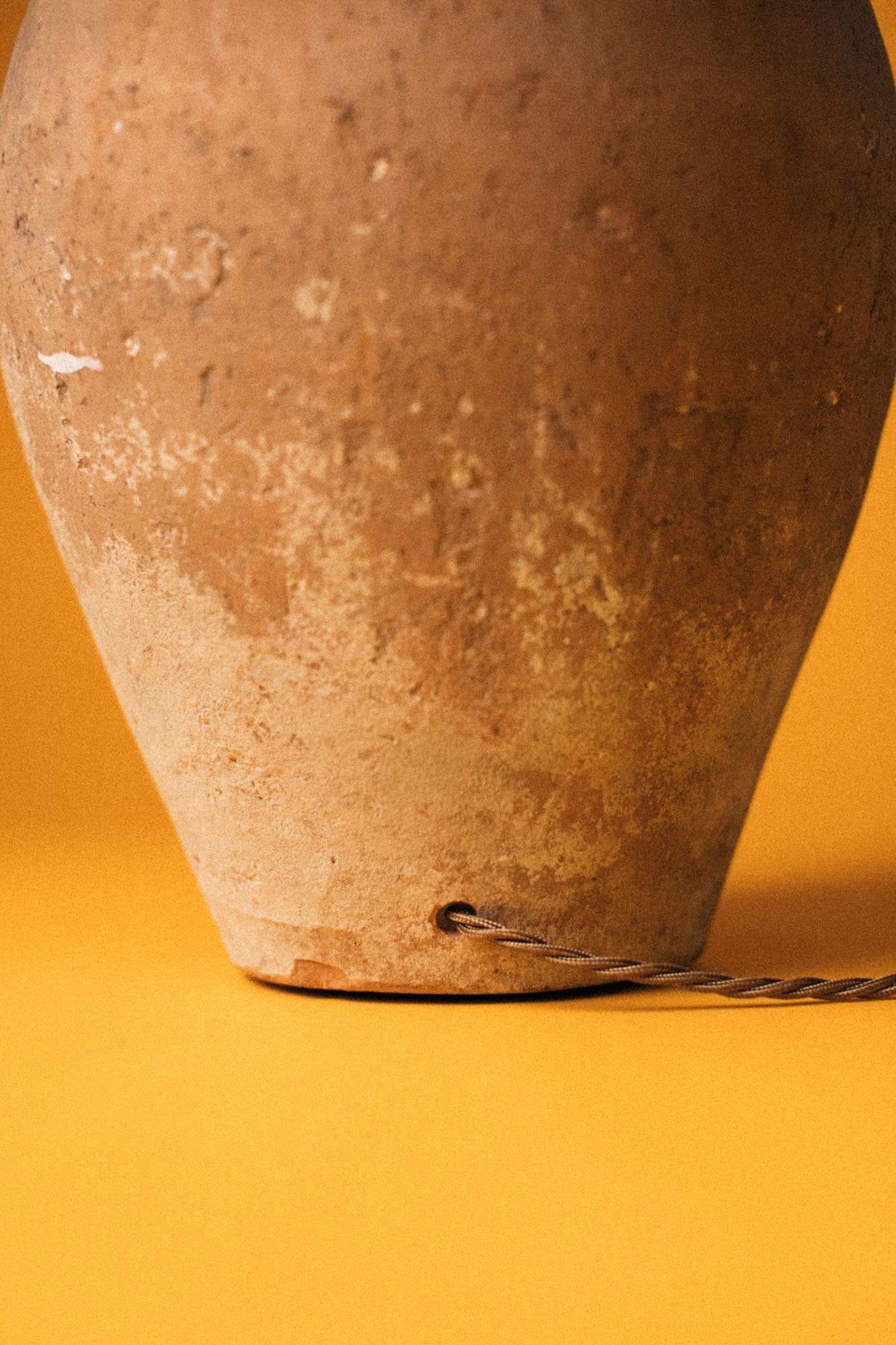 Burnt Glaze Terracotta Table Lamp