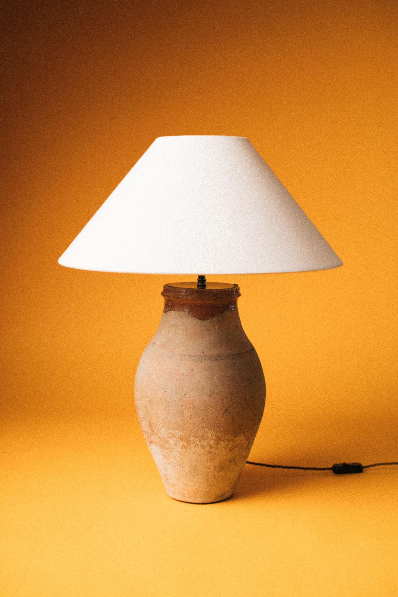 Burnt Glaze Terracotta Table Lamp