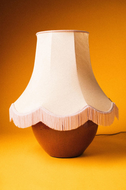 Oxblood Glazed Ceramic Table Lamp