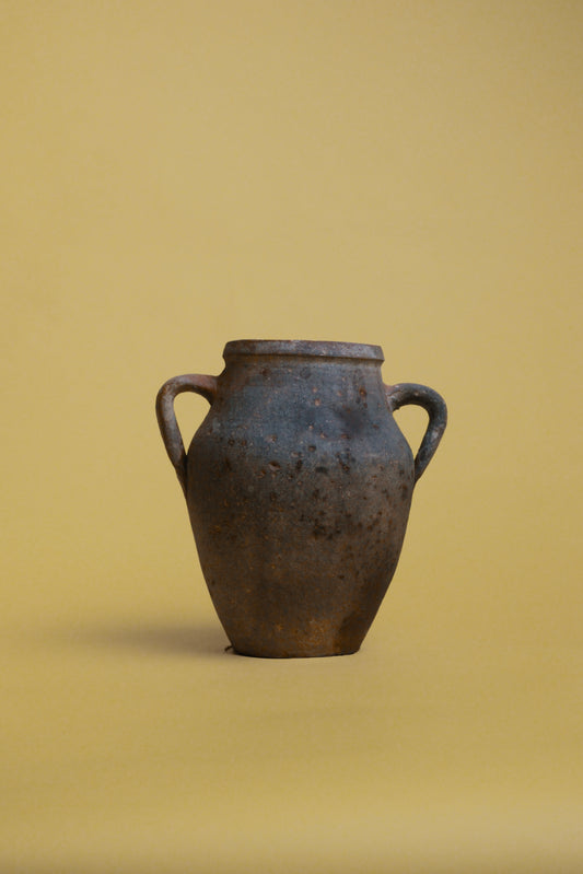 Earthy Tones Terracotta Grain Jar