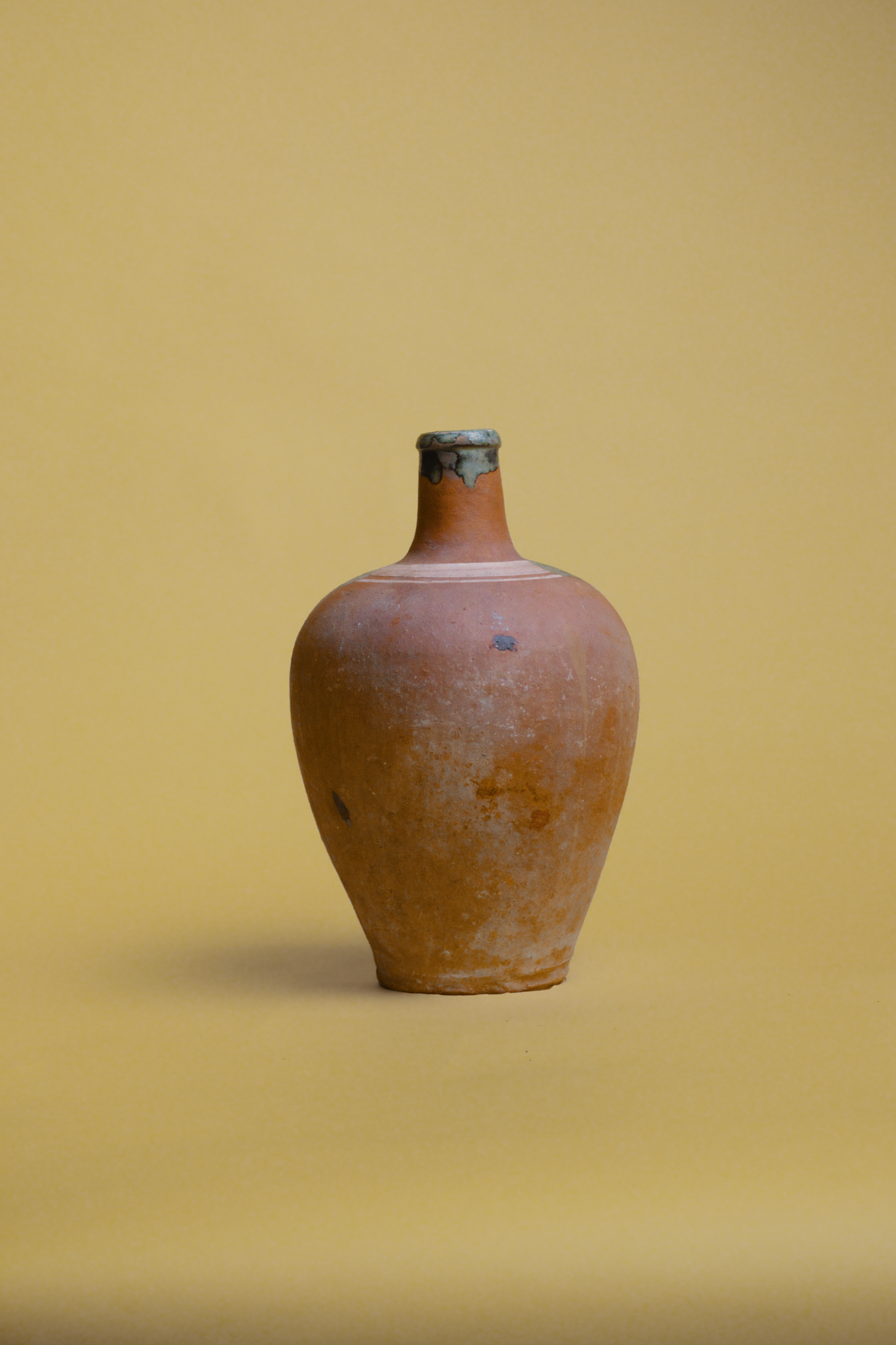 Vintage Anatolian Clay Jug