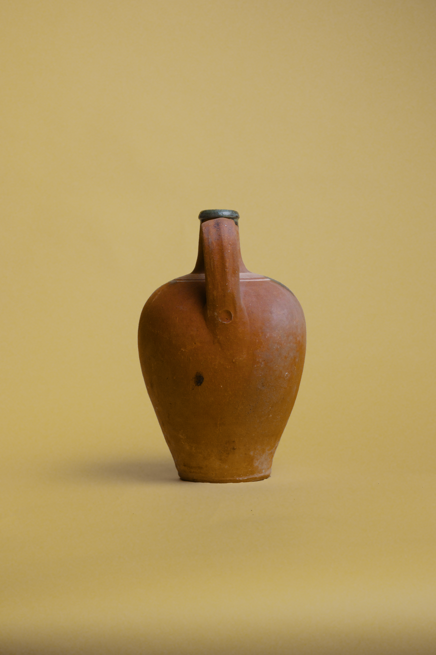 Vintage Anatolian Clay Jug