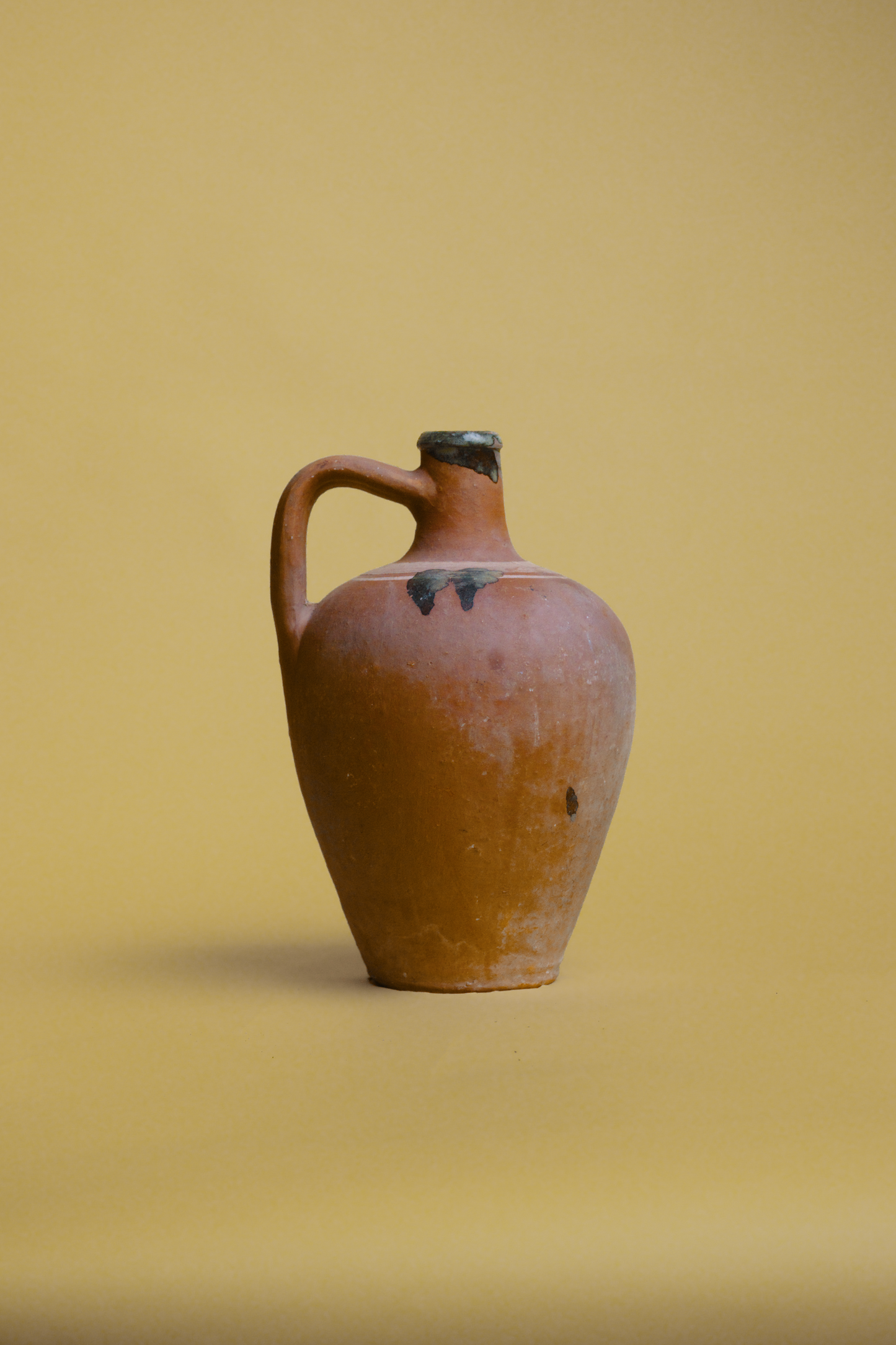 Vintage Anatolian Clay Jug