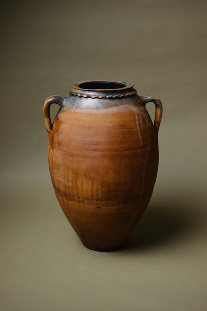 Glazed Earthenware Storage Pot