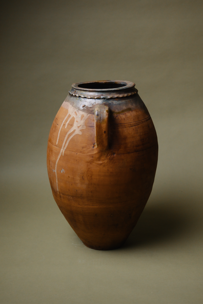 Glazed Earthenware Storage Pot