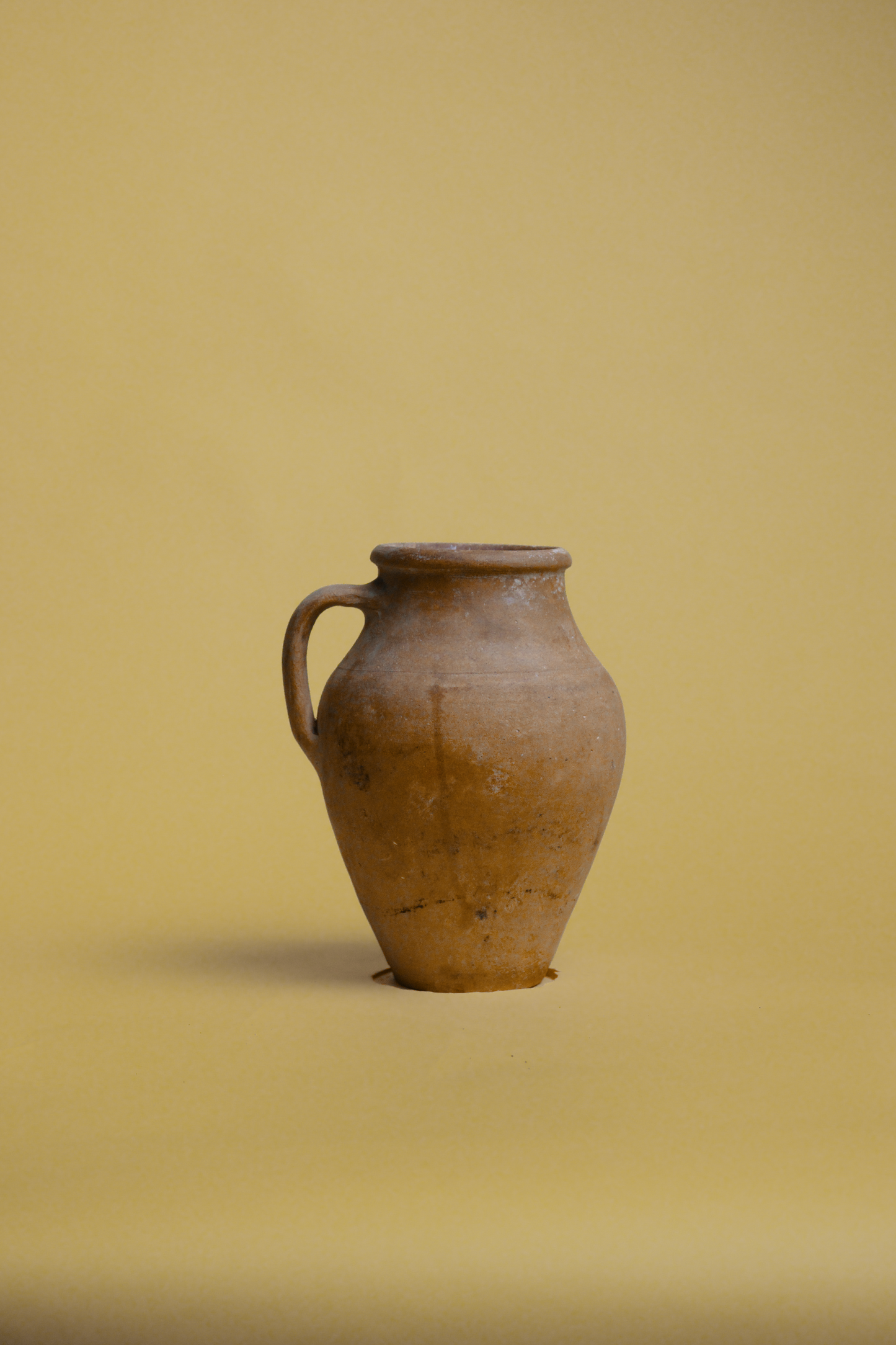 Traditional Anatolian Clay Pitcher Jug