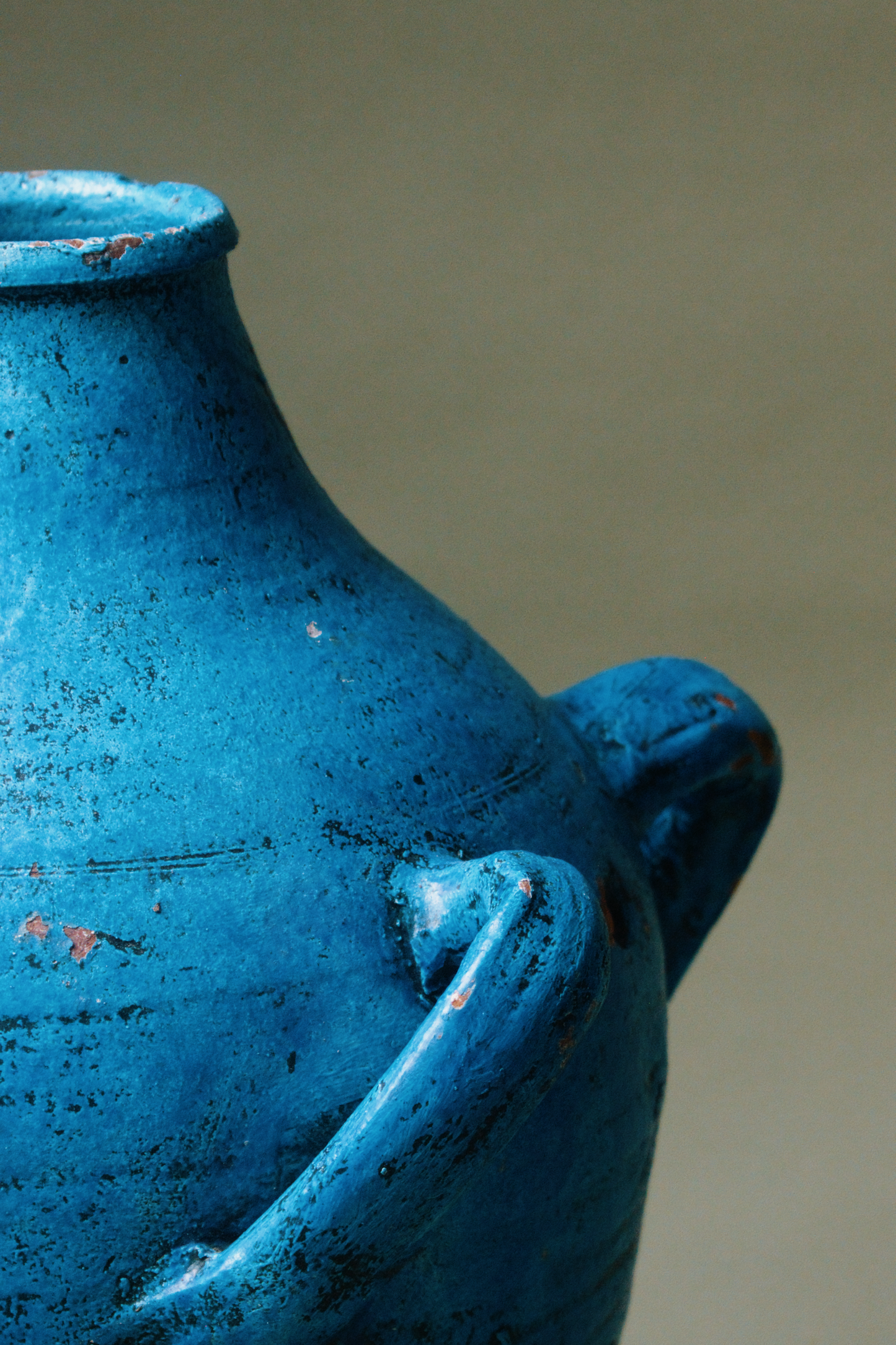 Blue Monday Terracotta Amphora