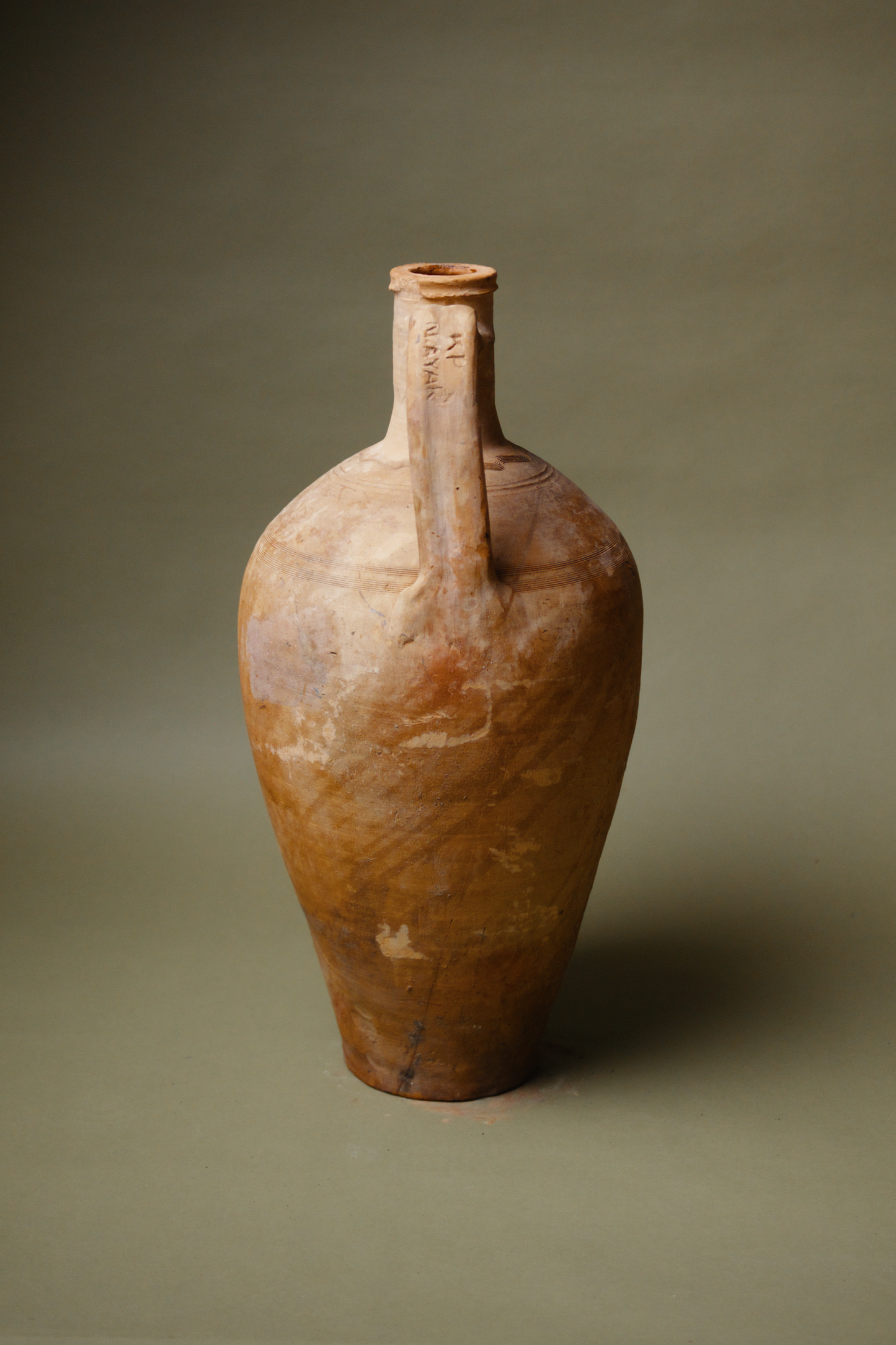 Desert Terracotta Slender Amphora