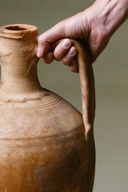 Desert Terracotta Slender Amphora