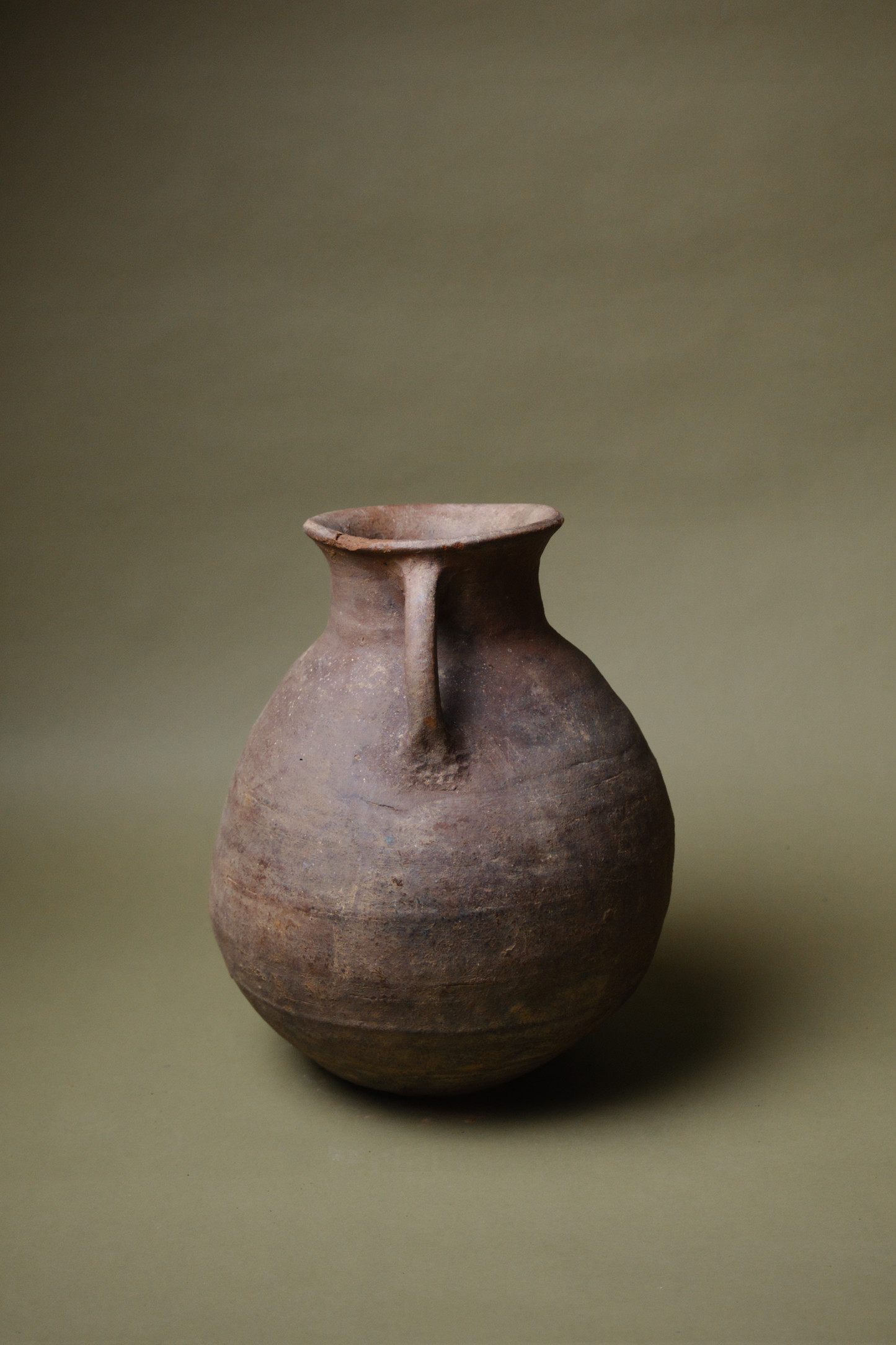 Bulbous Earth Terracotta Jar