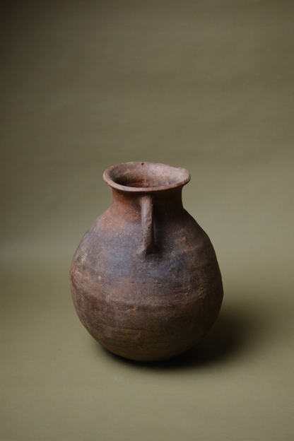 Bulbous Earth Terracotta Jar