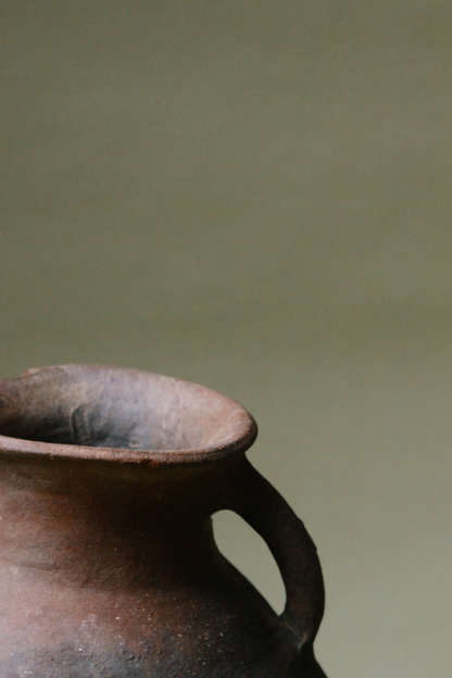 Bulbous Earth Terracotta Jar