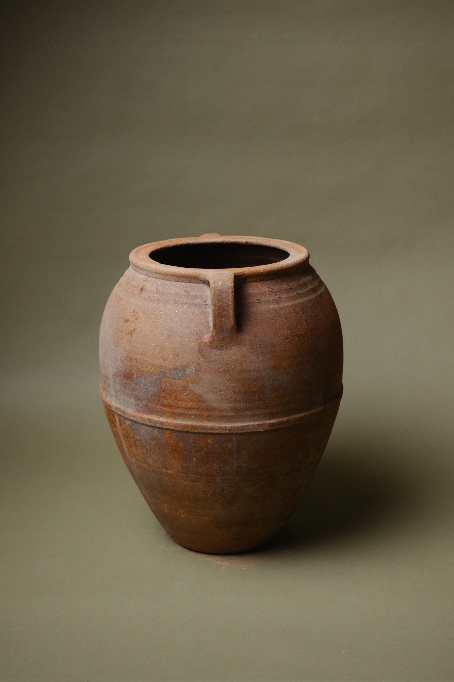 Hand-crafted Anatolian Double-Handled Storage Pot