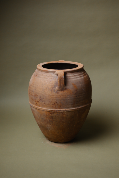 Hand-crafted Anatolian Double-Handled Storage Pot