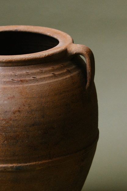 Hand-crafted Anatolian Double-Handled Storage Pot