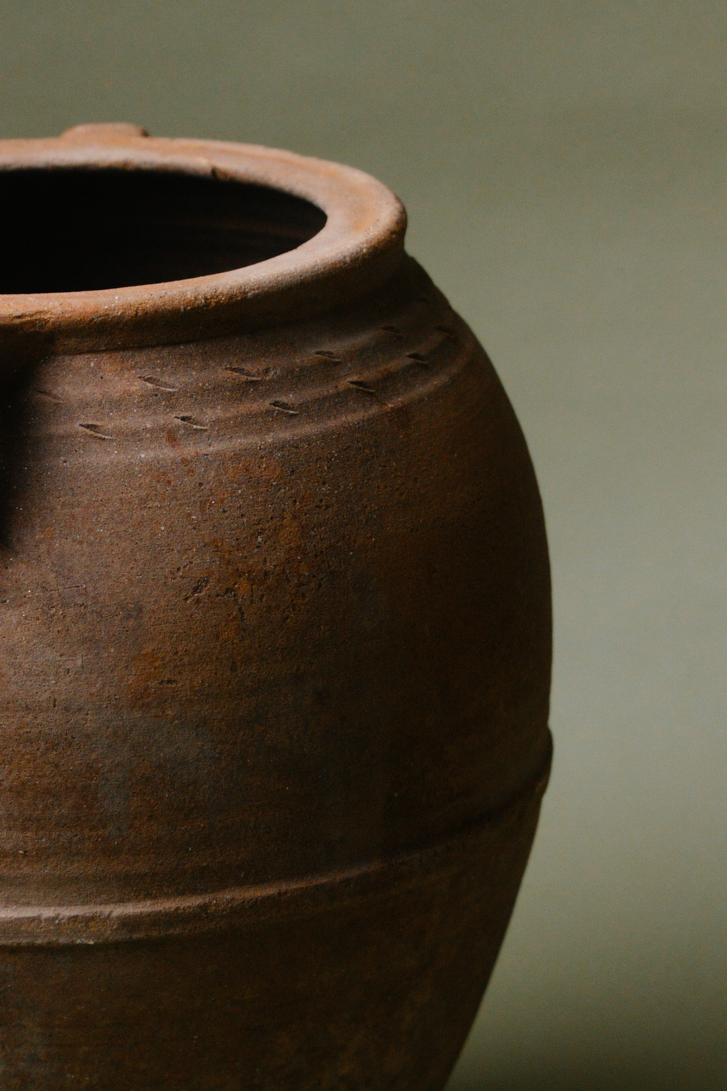 Hand-crafted Anatolian Double-Handled Storage Pot