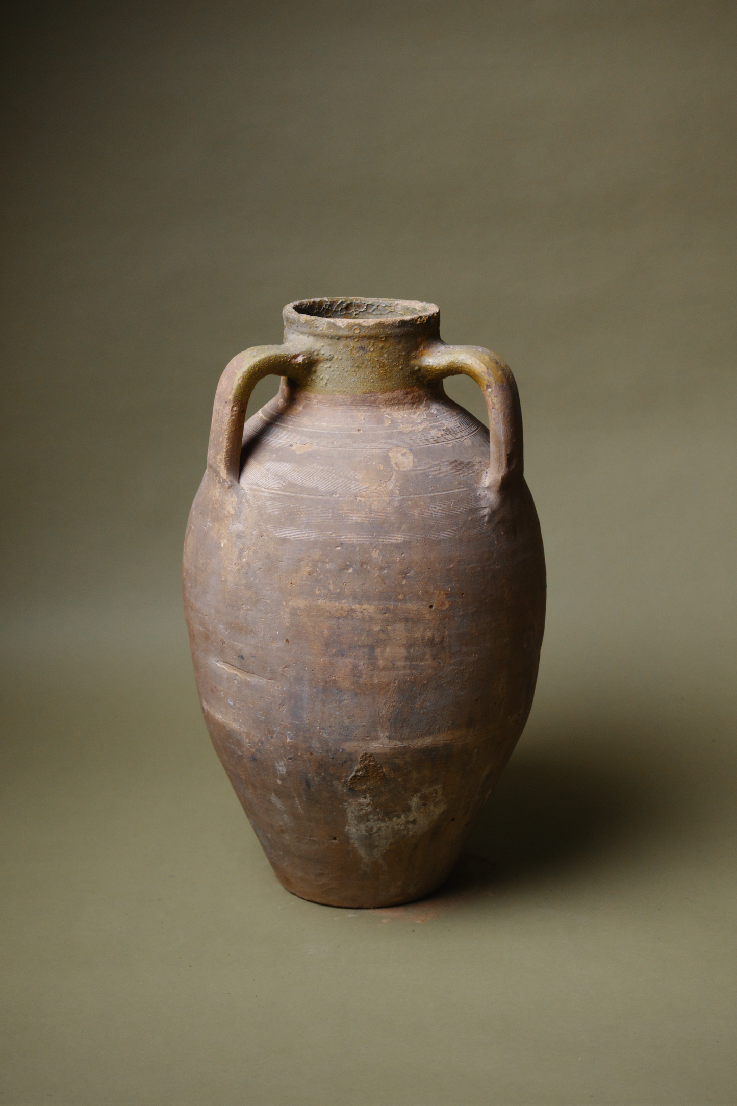 Triple-Handled Turkish Amphora