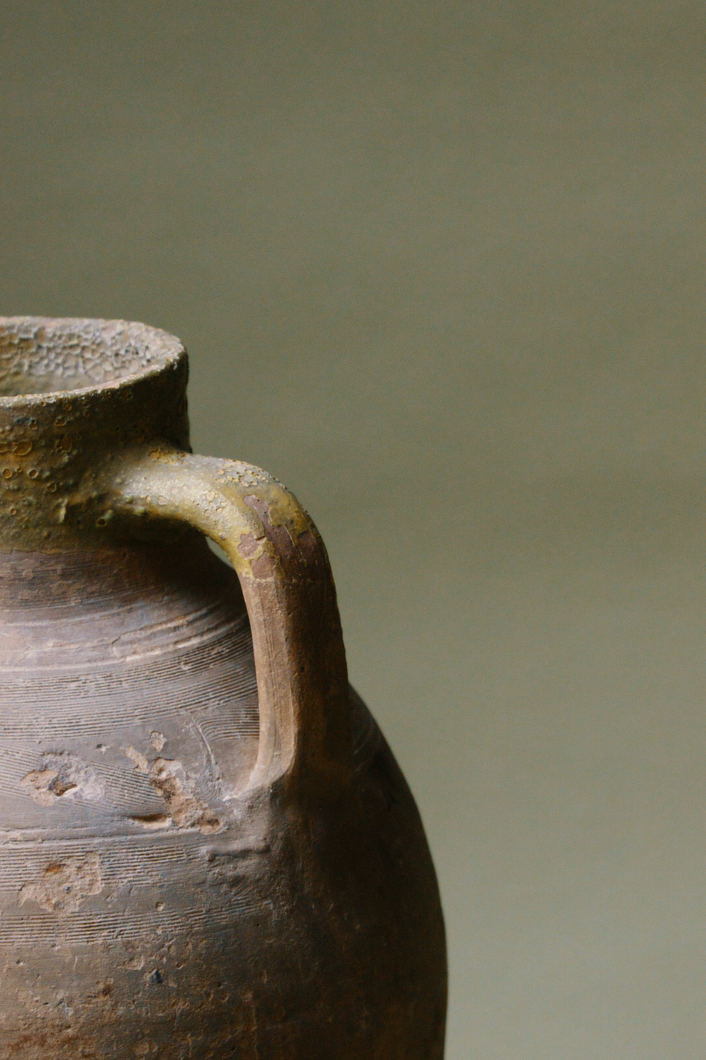 Triple-Handled Turkish Amphora