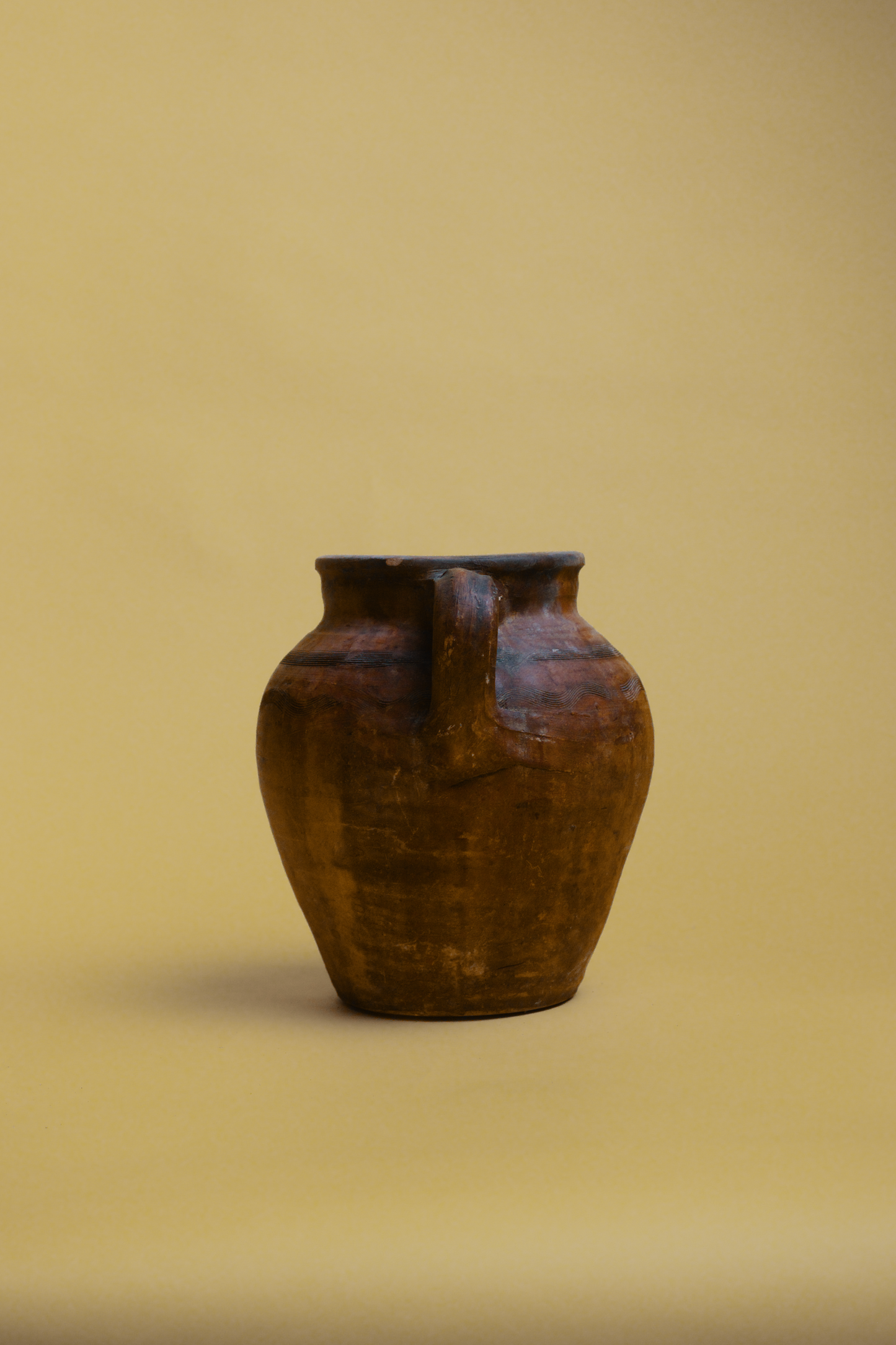 Double-Handled Terracotta Vessel