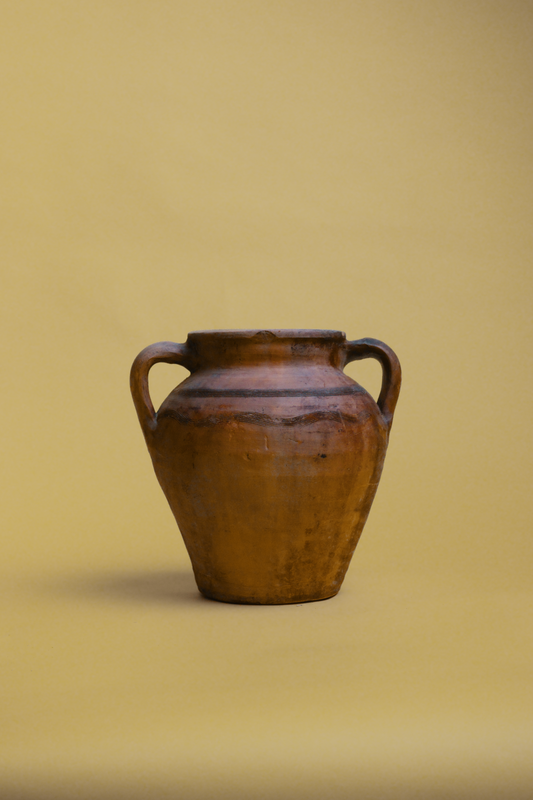 Double-Handled Terracotta Vessel