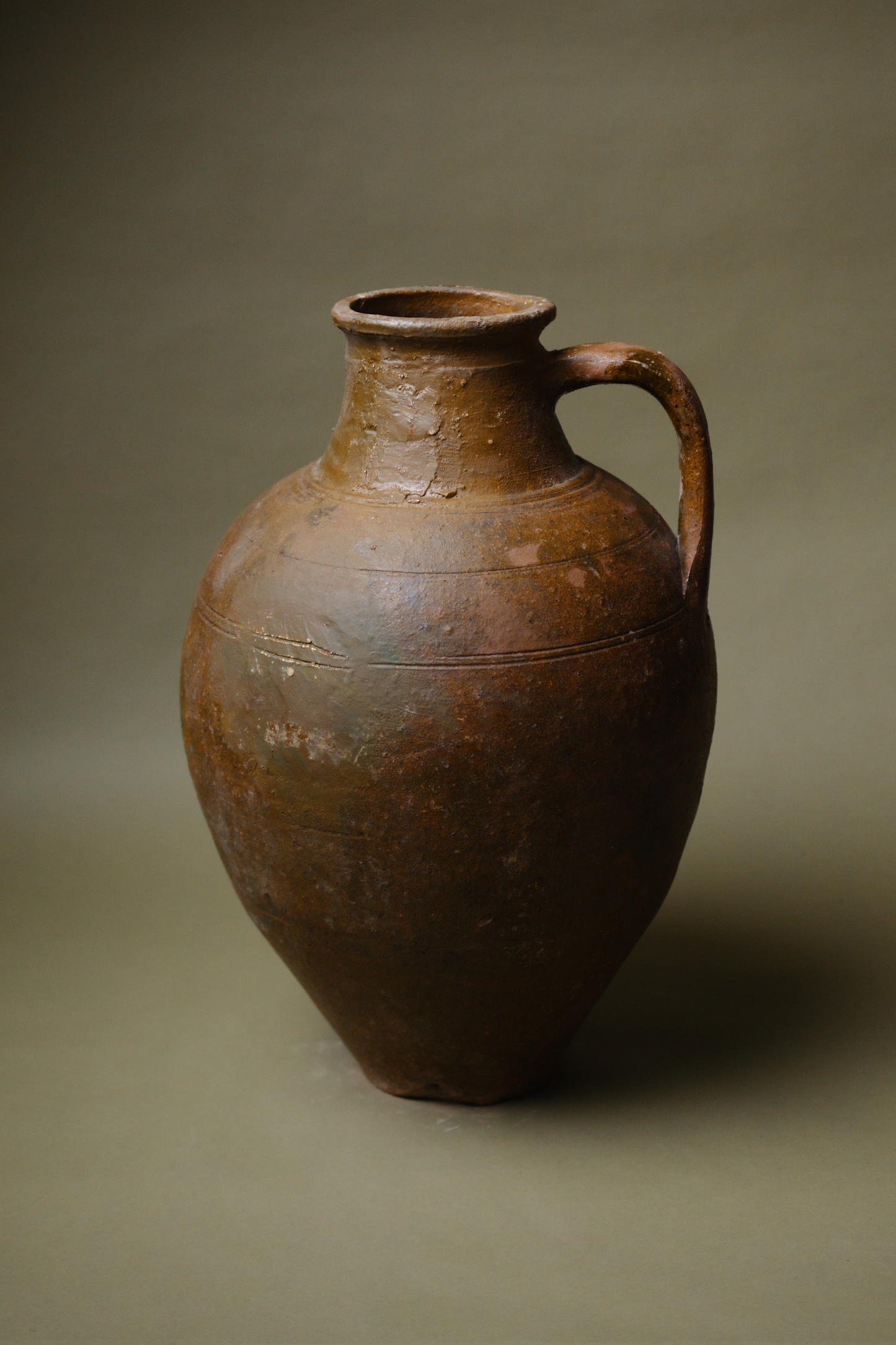 Rustic Anatolian Olive Oil Pot