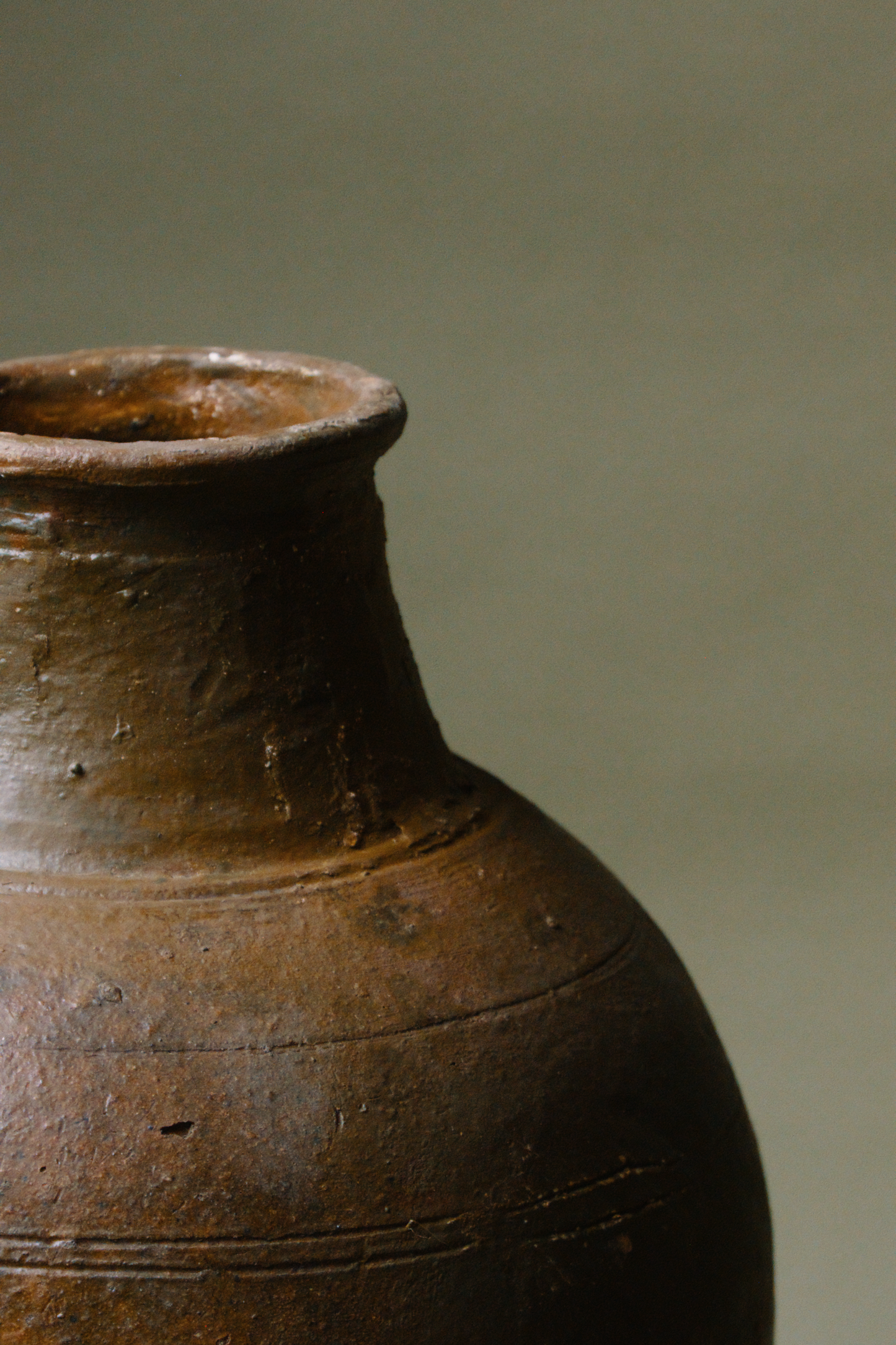 Rustic Anatolian Olive Oil Pot