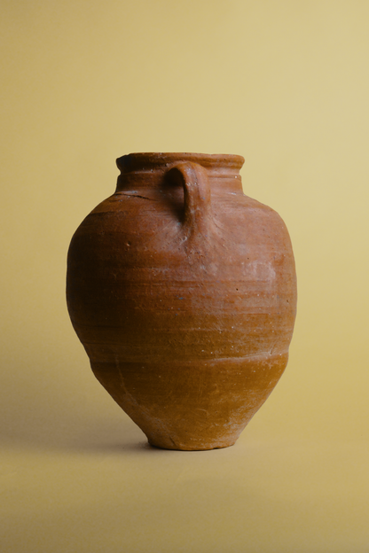 Antique Anatolian Clay Storage Pot