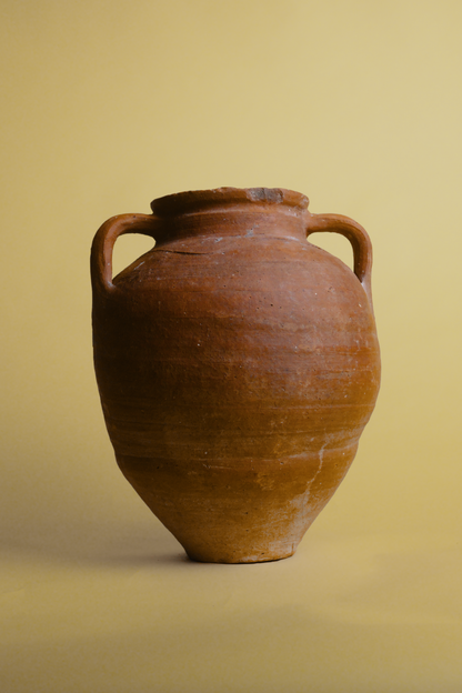 Antique Anatolian Clay Storage Pot