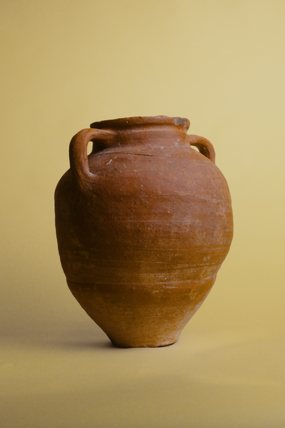 Antique Anatolian Clay Storage Pot