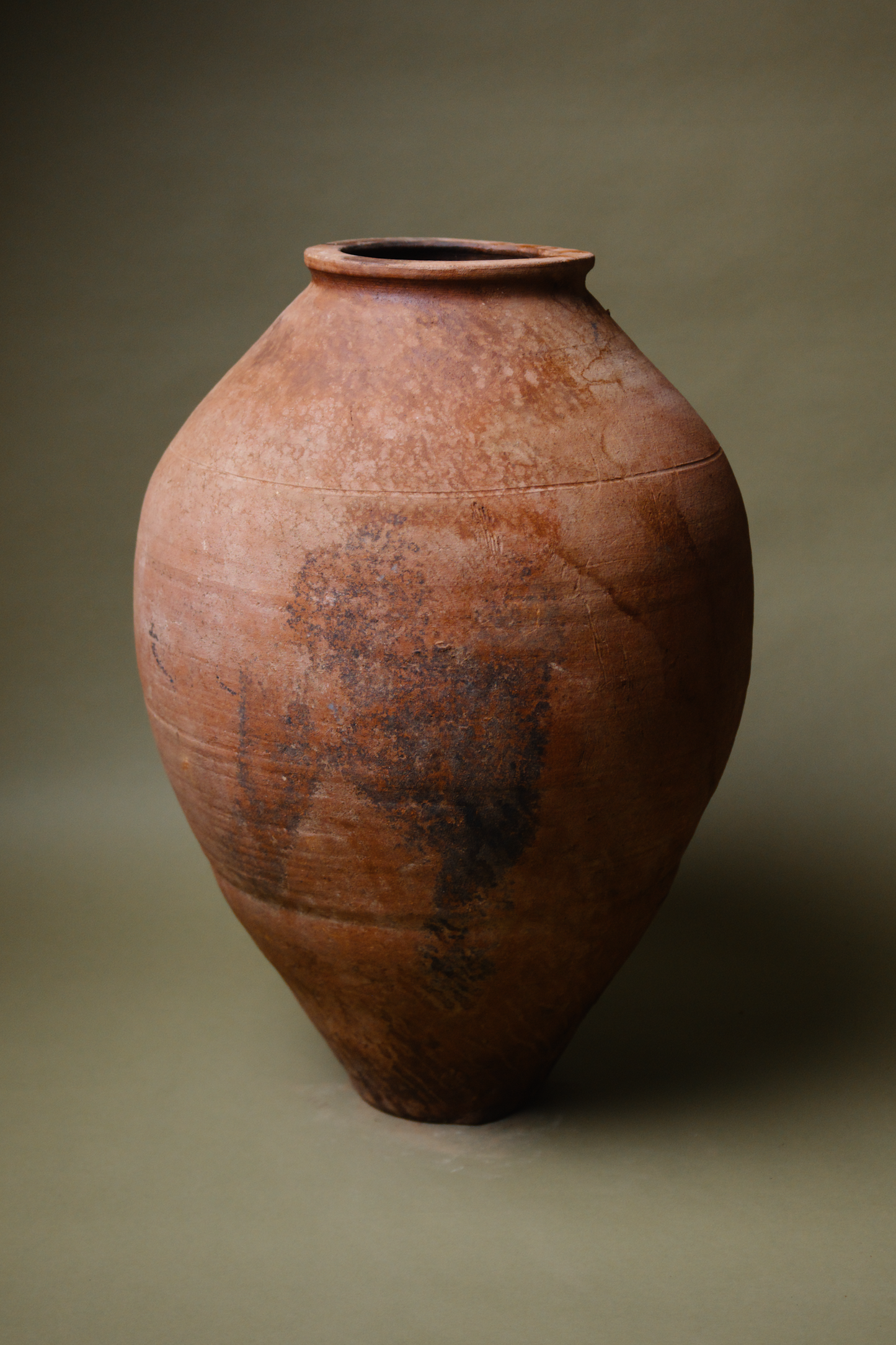 Earthy Patina Olive Oil Pot