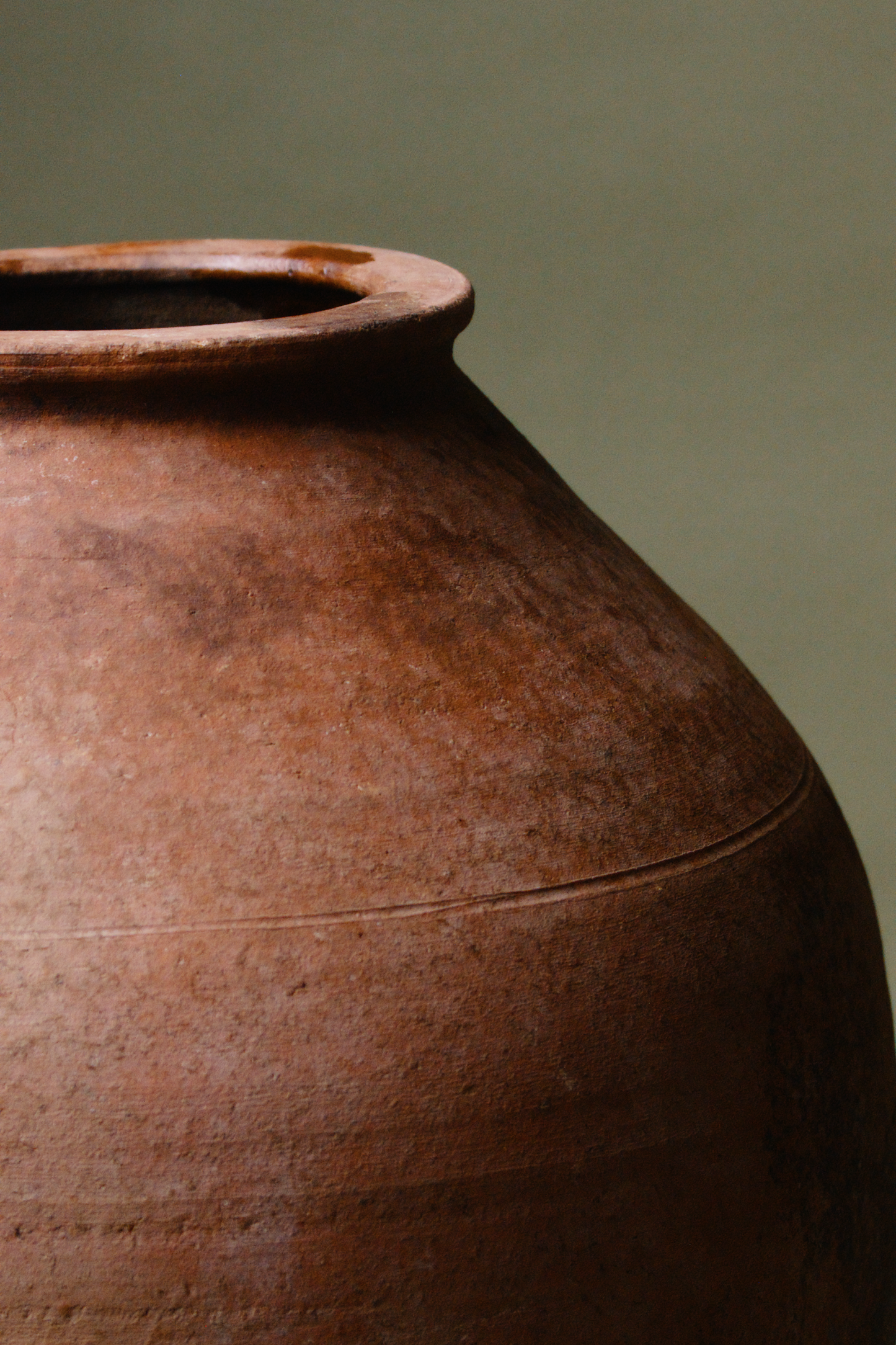 Earthy Patina Olive Oil Pot