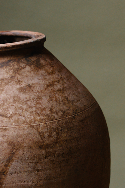 Earthy Patina Olive Oil Pot