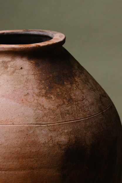 Earthy Patina Olive Oil Pot