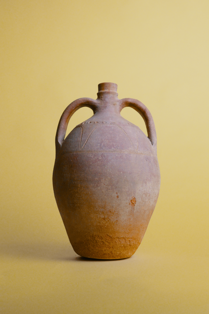 Double-Handled Antique Terracotta Pot