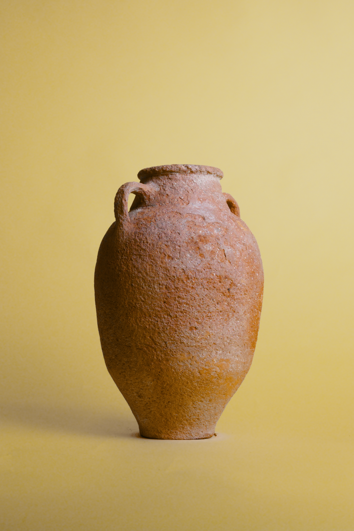 Textured Clay Storage Amphora