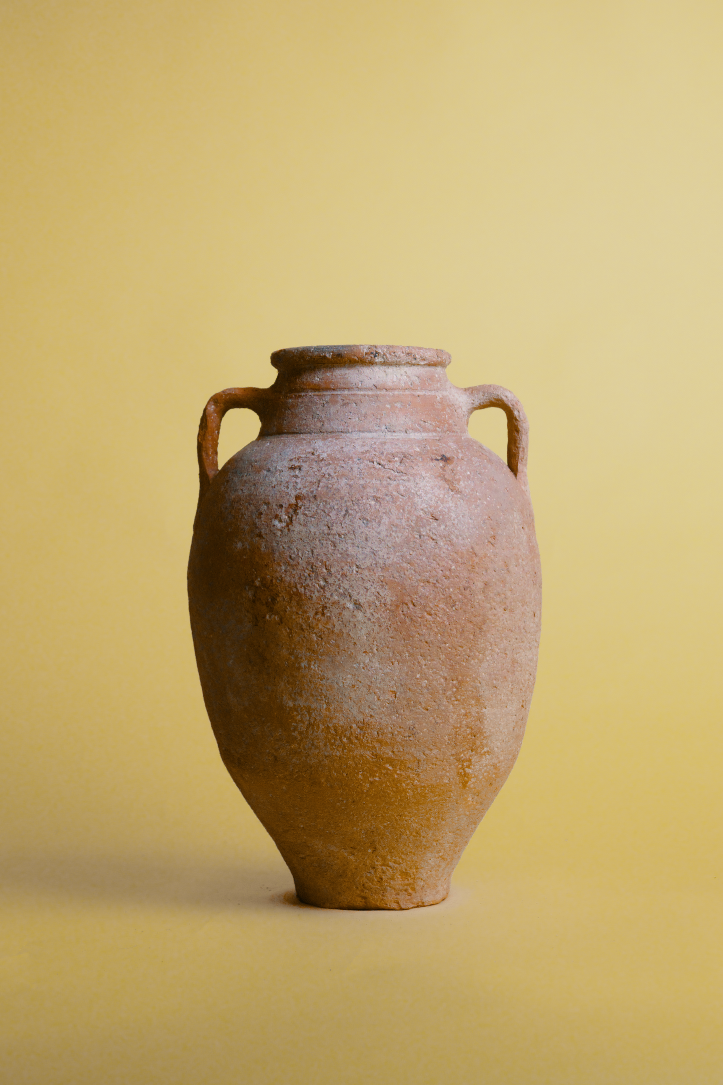 Textured Clay Storage Amphora