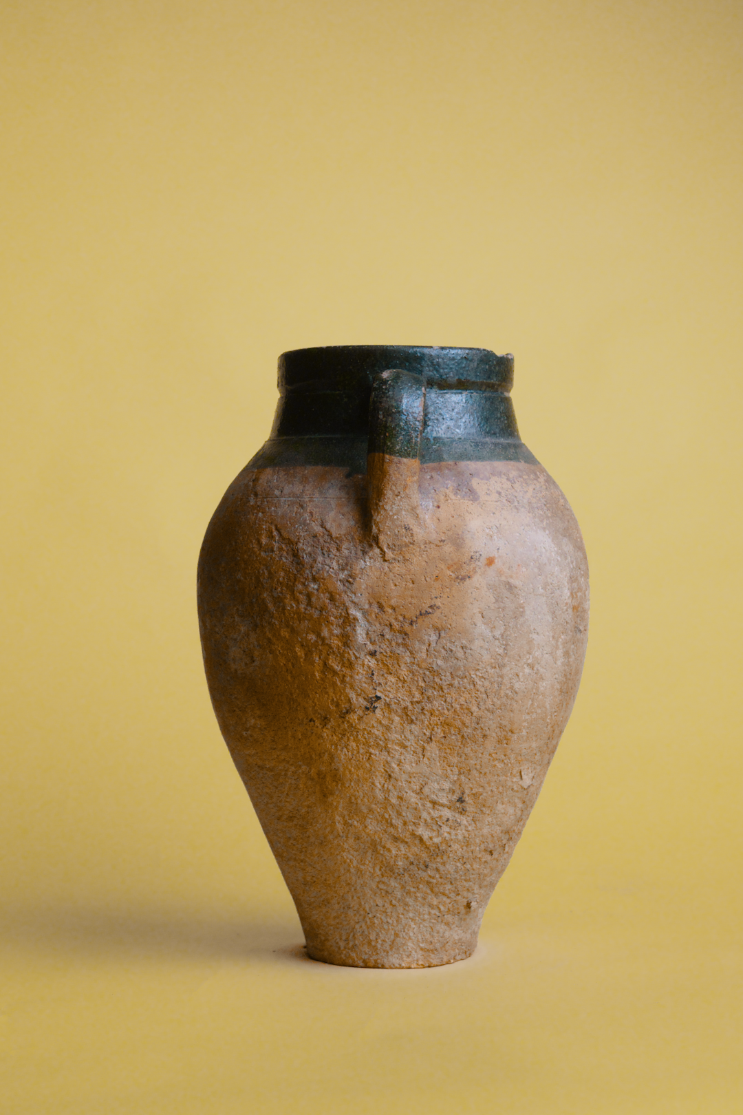 Dark Green Rim Vintage Amphora